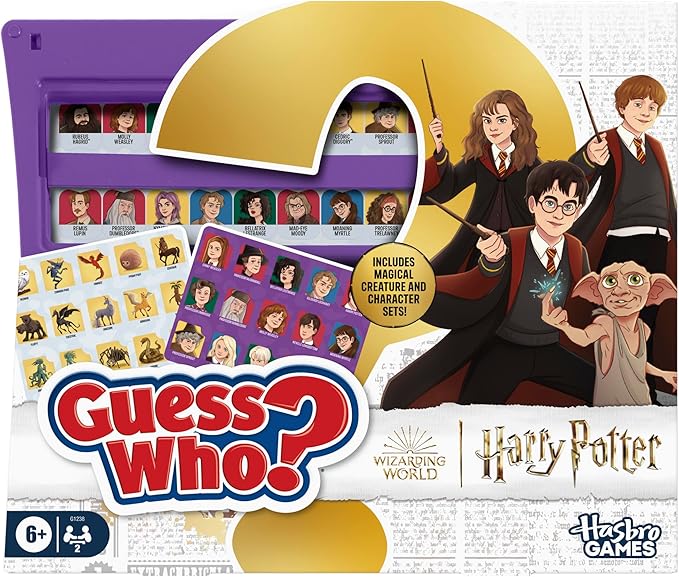 Guess Who? HARRY POTTER Edition Board Game | Ages 6 and Up | 2 Players | Fun Games for Kids and Preschoolers | Family Gifts (Amazon Exclusive)