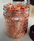 Gilding Flakes,Gold Foil Flakes for Resin,Blue Red Purple Pink Metallic Foil Flakes for Resin Jewelry Making,Nails,Painting Art,Crafts and Slime (Copper)