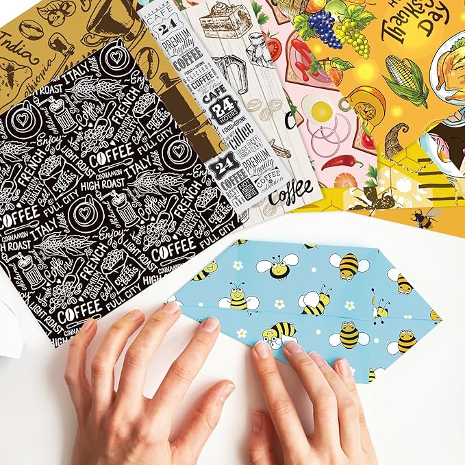 Origami 6x6 Paper Kit 150 Sheets 150 Vivid Colors Double Sided Same Printed Traditional Patterns Square for Arts Crafts Projects Japan Traditional Chiyo.Afternoon Tea