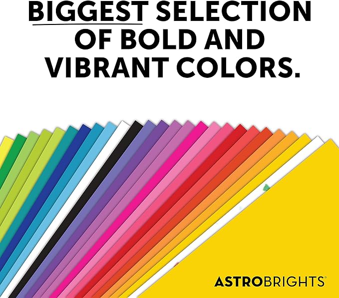 Astrobrights Mega Collection, Colored Paper, Ultra Purple, 625 Sheets, 24 lb/89 gsm, 8.5" x 11" - MORE SHEETS! (91691)