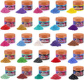 MTBJZJ Mica Powder for Resin, 25 Colors - 20g/Bottle of Epoxy Resin Color Pigment,for Candle Dye, Lip Gloss Pigment, Soap Making, Slime Colorant, Paint, Bath Bombs,Nail Polish and Eye Shadow