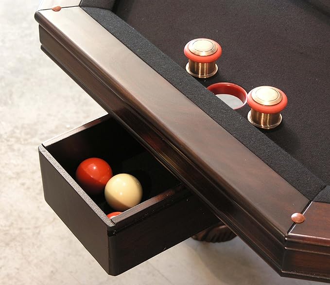 Combination 3 in 1 Poker/Game Table (Mahogany Finish)