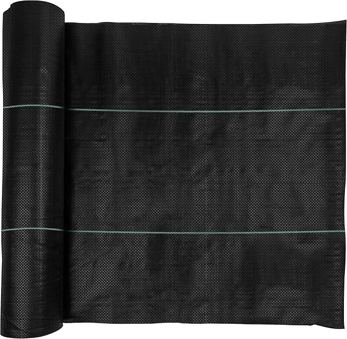 Woven Geotextile Fabric for Driveway and Road Stabilization, Construction Underlayment, Erosion Control, Commercial Grade 50 Year for Gravel Roads and Pavers (4x100)