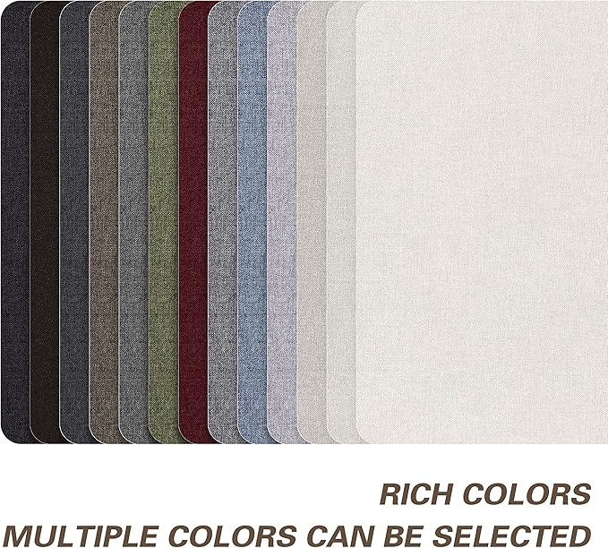 KING MOUNTAIN Fine Linen Repair Patches, Self-Adhesive Linen Fabric Patches, 8X11 inch Extra Size, Multi Color, Can be Used for Linen Sofa Repair and Linen Clothes Repair(Grass Green,8" x 11")